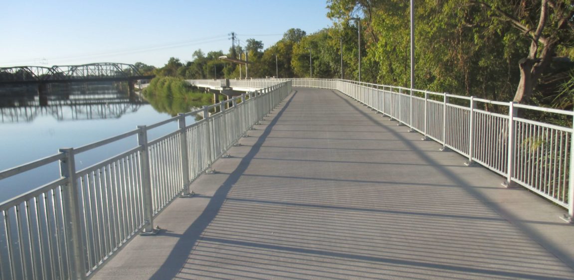 Waco River walk path